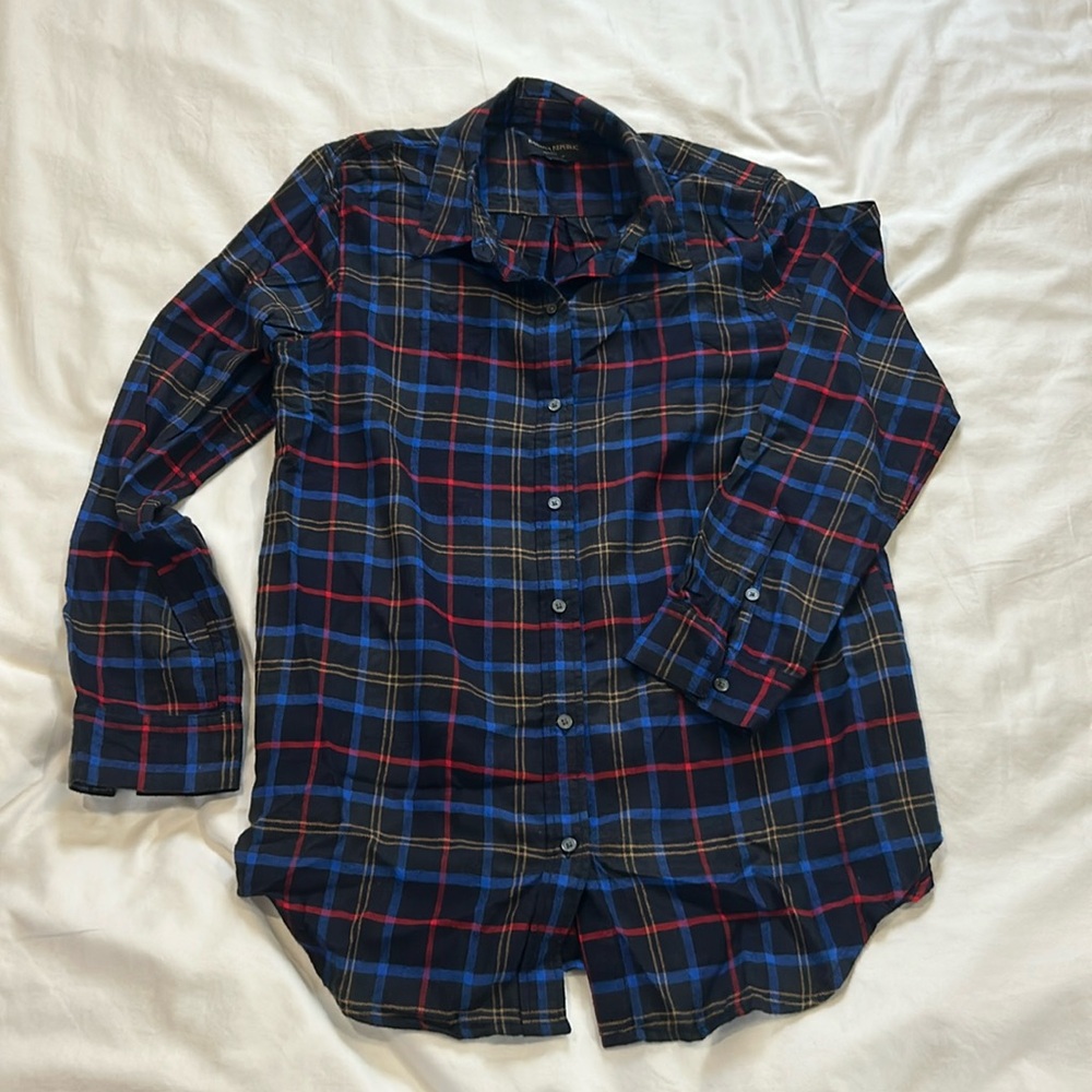 Banana Republic Boyfriend Fit Flannel
